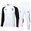 Juventus Quarter Zip Sweatshirts Anzüge Suit 2023-24 Weiße Für Herren